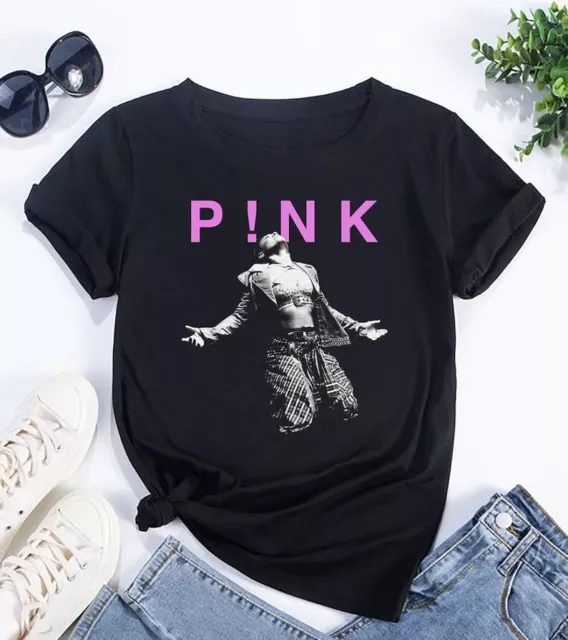 P!NK 2024 CONCERT Merch, Pink Singer 90s Vintage Tee, P!NK Pink Summer