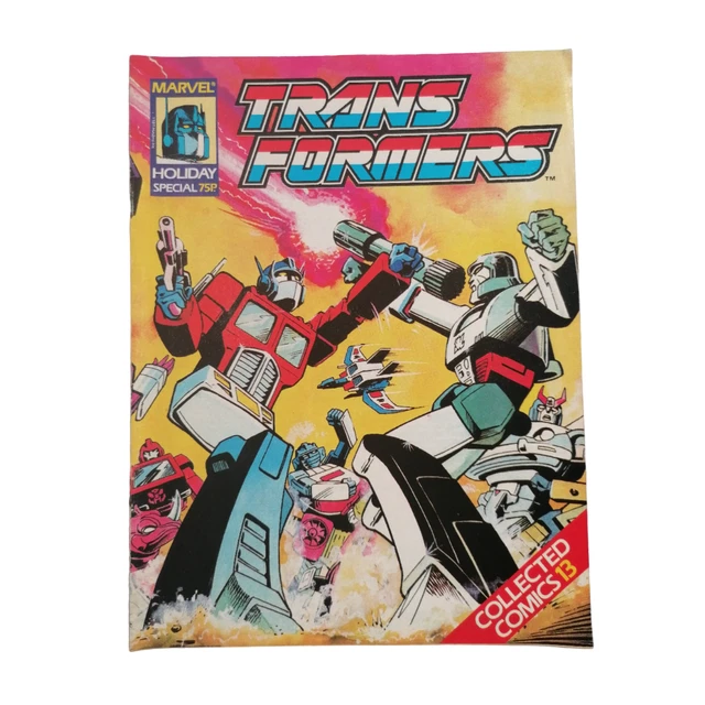 TRANSFORMERS UK COLLECTED Comics 13 Holiday Special 1989 Marvel Uk G1 transformers-uk-collected-comics-13-holiday-special-1989-marvel-uk-g1