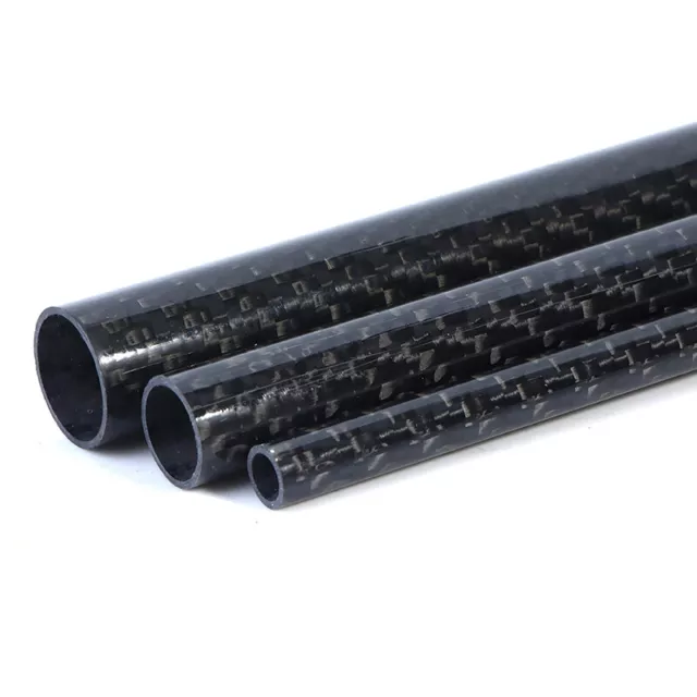 1pcs Carbon Fiber Tube Length 500mm Diameter 8-18mm for RC Model Airpl'DC