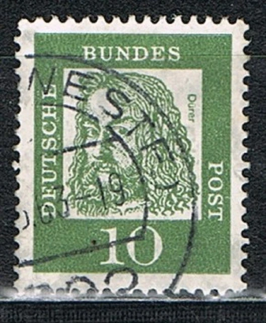 Bedeutende Deutsche 010, 350 y R. Nr. 725, gestempelt,