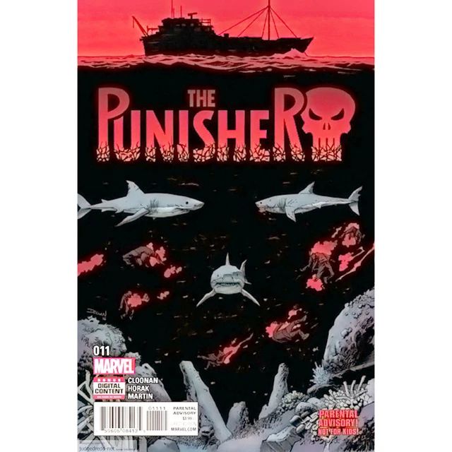 The Punisher # 11  1 Punisher Marvel Comic Book VG/VFN 1 6 17 2017 (Lot 3806
