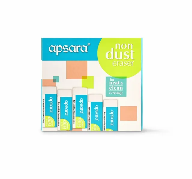 APSARA Non Dust Jumbo Erasers - 20 Schwamm Packung 1