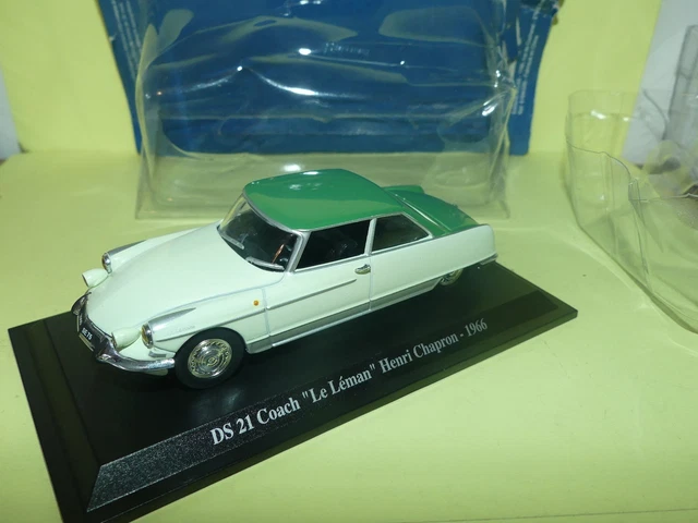CITROEN DS 21 COACH LE LEMAN CHAPRON 1966 Vert NOREV 1:43