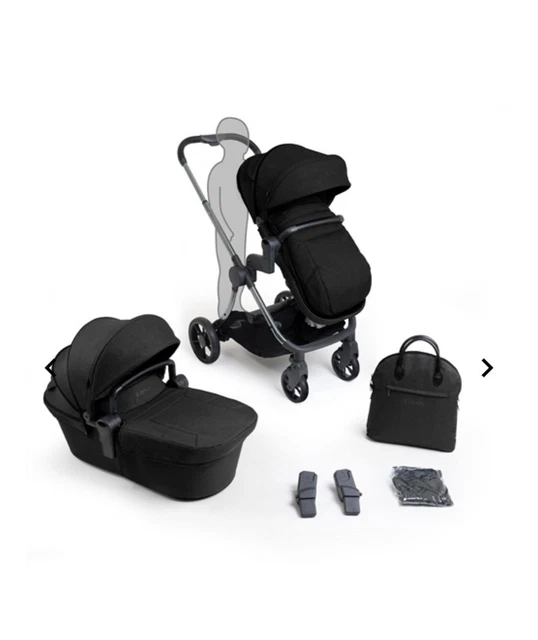 icandy lime Pushchair travel system Black