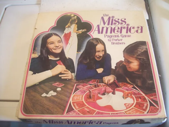 1974 Parker Bros Miss America Pageant board Game Complete