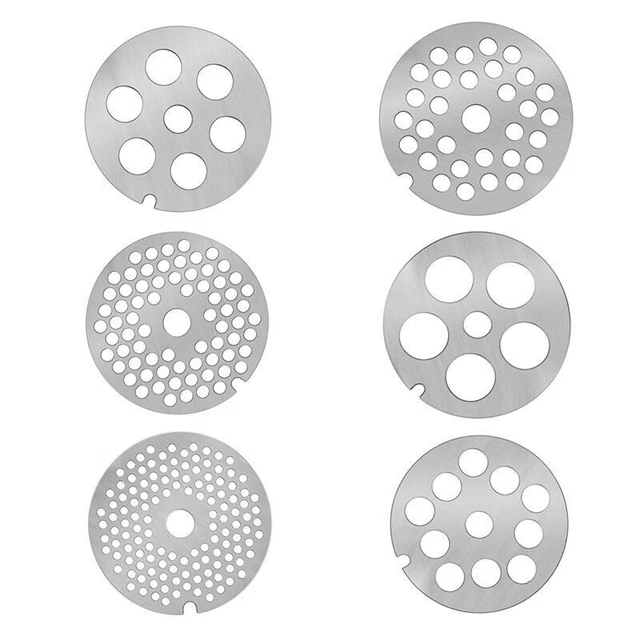 Meat Grinder Plate Disc Stainless Steel 60x5mm Type 8 Meat 3-16mm Machinery Part