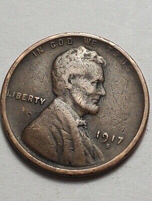 1917 S Lincoln Wheat Cent Avg Circ. Good or Better.  30 coins available.
