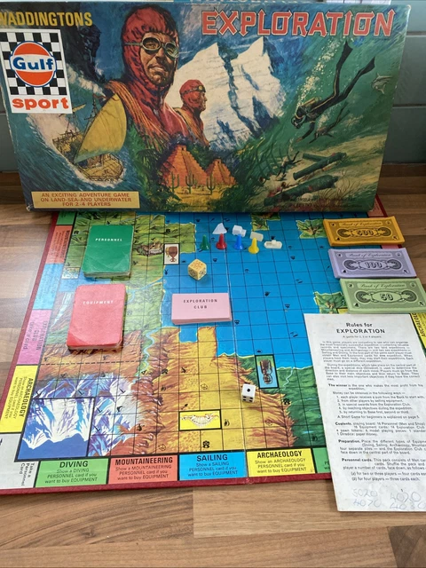 EXPLORATION BOARDGAME - Waddingtons. 1970 Game - Complete. £16.50 ...