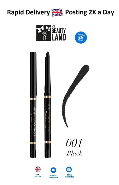 Matita eyeliner automatico Max Factor Masterpiece Kohl Kajal 001 nero **sigillato**