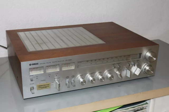 Yamaha CR - 1020 Stereo Receiver Verstärker Amplifier Holz Bolide