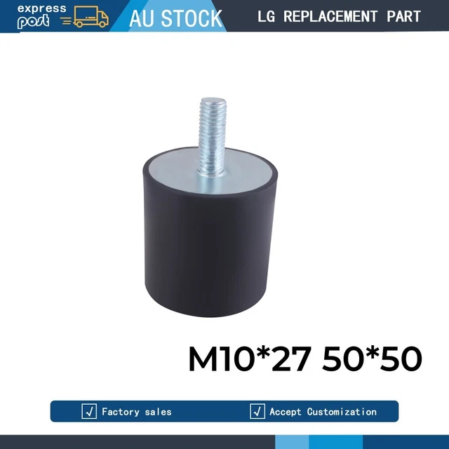 QUARKZMAN M10 Gewinde Gummi-Metall-Puffer – 60x25 Produktbild-Vorschau 4