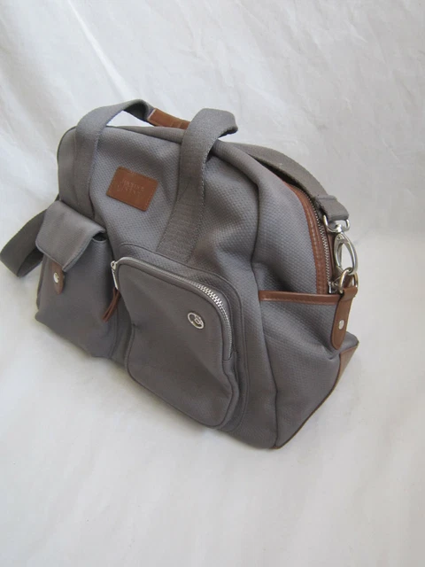 Mamas & Papas Ocarro Bowling Style Changing bag Grey tan