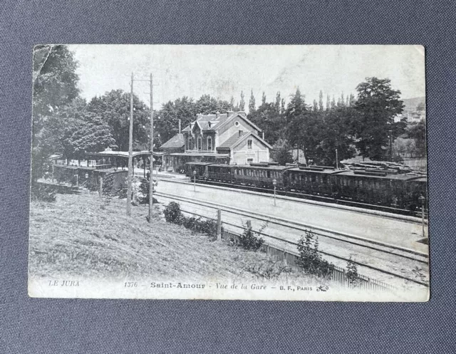 CPA VUE DE LA GARE LE JURA 1376 Saint Amour