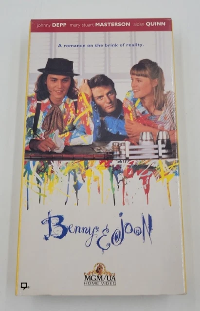 BENNY AND JOON: (VHS 1993) Johnny Depp MGM Home Video Classic Drama