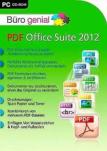 Büro genial PDF Office Suite 2012 von bhv | Software | Zustand gut