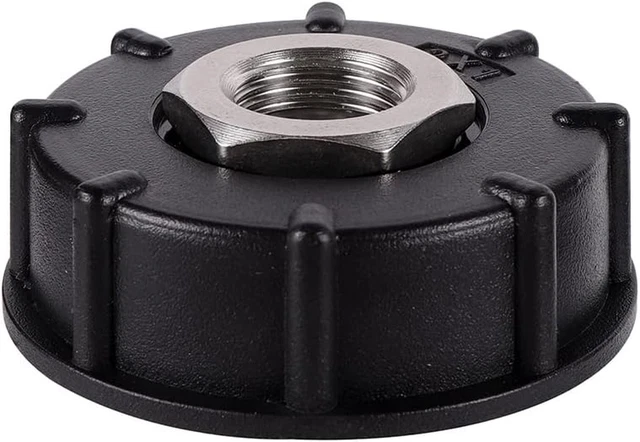 Adattatore IBC Tote Adattatore Valvola 1/2 Pollice Raccordo Per Tubo Giardino In Ottone Per Serbatoio 275 A 330 Galloni Con Corpo Del Rubinetto Ispessito A Tenuta Stagna - Foto 5