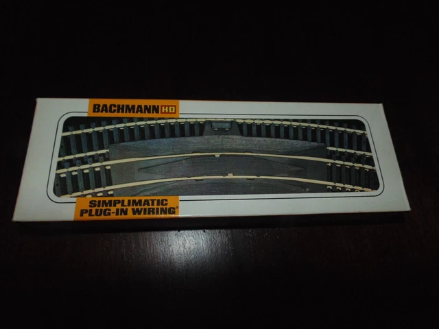 Vintage Bachmann HO Scale Train Track ~ 44 2770 ~ Simplimatic Plug In Wiring ~