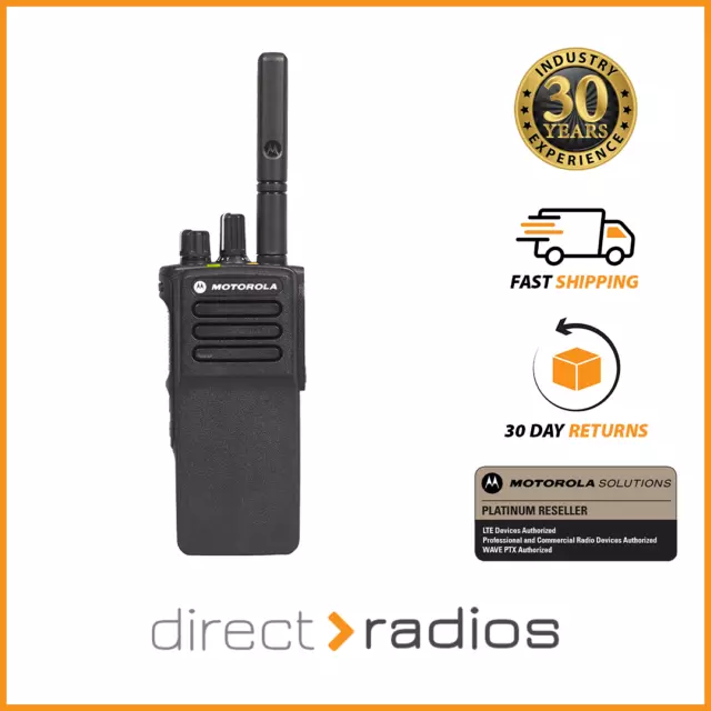 Motorola DP4400e UHF Digital Two Way Radio Walkie Talkie Handheld