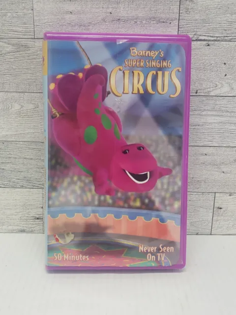 BARNEY - SUPER Singing Circus (VHS, 2000) $5.30 - PicClick CA