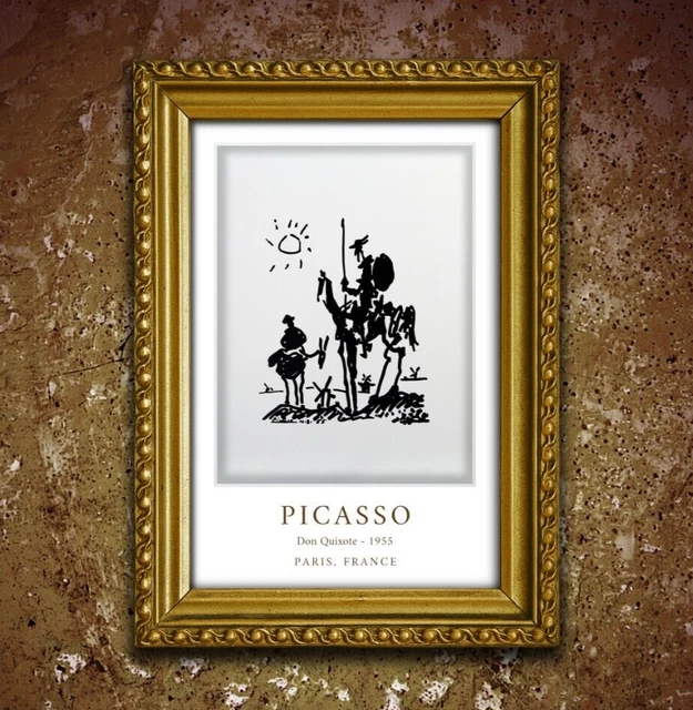 LARGE POSTER Pablo Picasso - Don Quixote - Wall Art Print 36x24