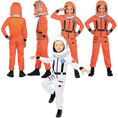Child Astronaut Fancy Dress Spaceman Costume Spacesuit Book Week Kids Boys Girls