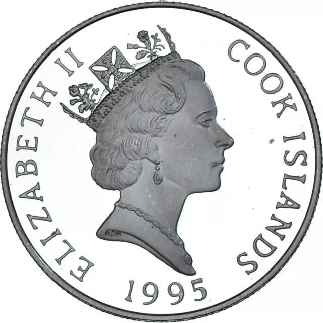 [#1175698] Münze, Cookinseln, Elizabeth II, Endangered Wildlife, 5 Dollars, 1995