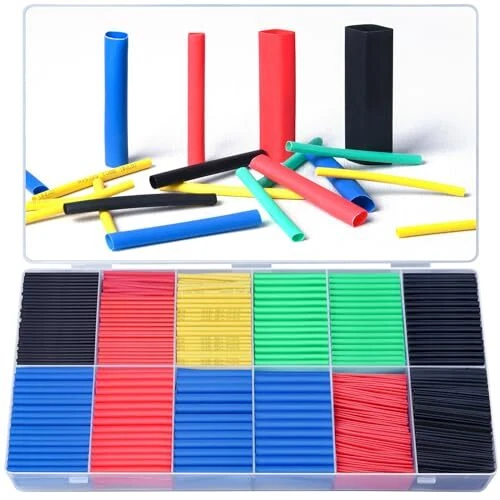 Preciva 750 Pièces Gaines Thermorétractables, Isolation Electrique Tube de Câble