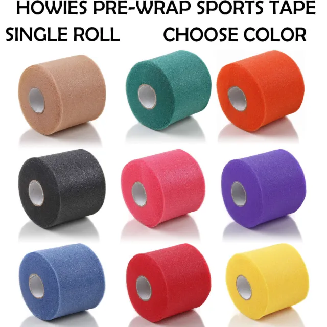 Howies Hockey Athletic Pro Grade Sports Pre-Wrap Tape Single Roll - Choose Color