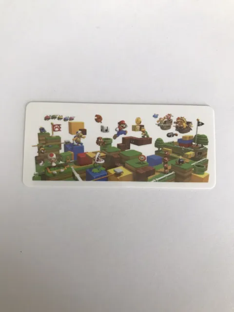 Calcomanía panorámica de Mario pegatina de Super Mario fácil de peelar pegatina para Nintendo