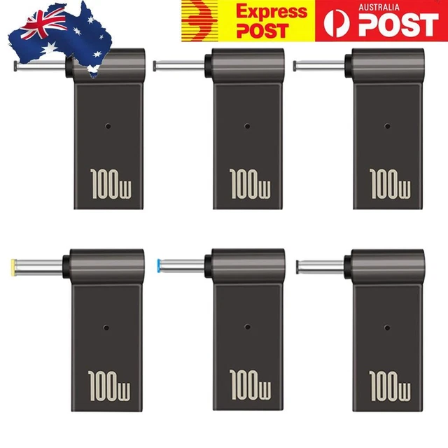 PD USB Type-C Female to DC Male Plug Converter for ASUS Lenovo HP Dell Notebook