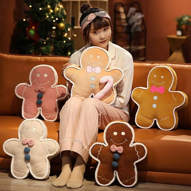 Pillow Bear Stuffed Toys Plush Animal Toy Gingerbread Man Plush Toy Plush Doll