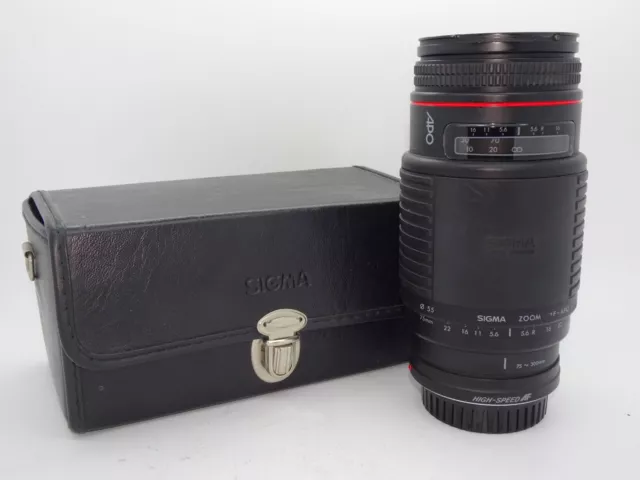 Sigma 75-300mm f/4.5-6 APO AF (rare red band) Sony alpha A-mount