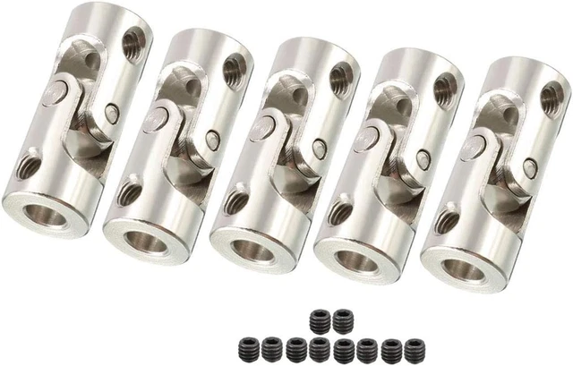 5Pcs 3.175Mm to 4Mm Inner Dia Rotatable Universal Steering Shaft U Joint