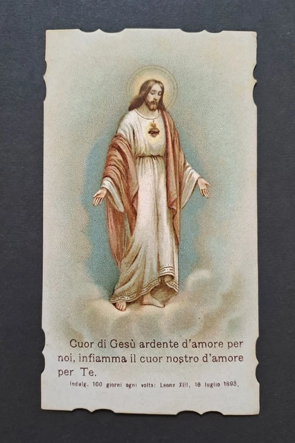Santino Antico - Corona D'oro del Sacro Cuore di Gesù - 6 Dicembre 1909