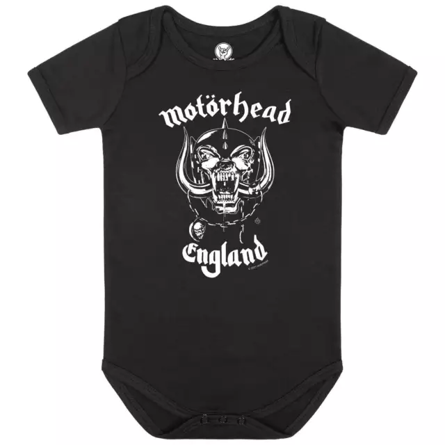 Motörhead England Stencil - Baby Body 100% Bio Baumwolle Organic