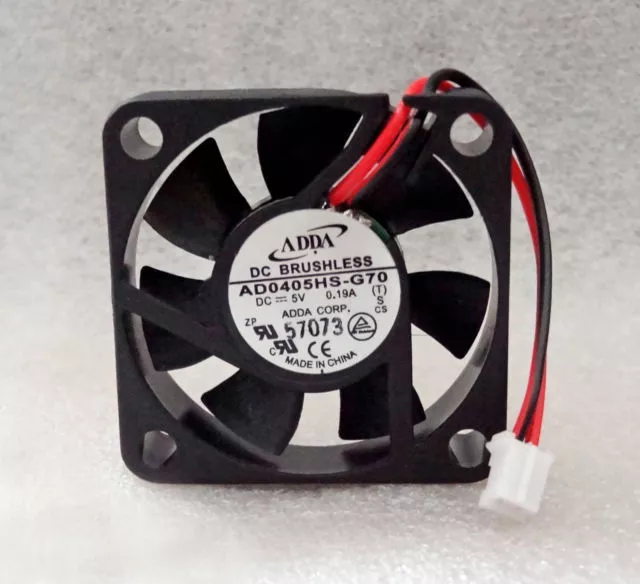 Adda AD0405HS-G70 40mm x 10mm 5V Sleeve Bearing Fan w/ 2 Pin mini connector
