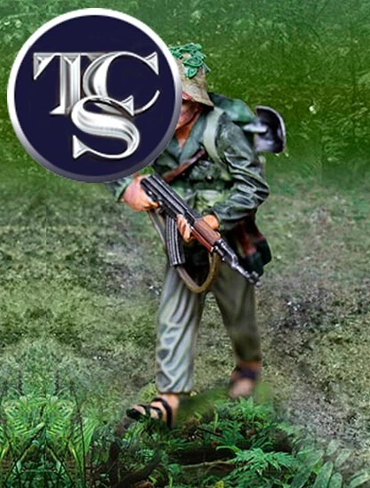 Collectors Showcase Vietnam War CS01024 'Platoon' Sgt. Elias Figure – 1:30 Scale Pewter, Willem Dafoe