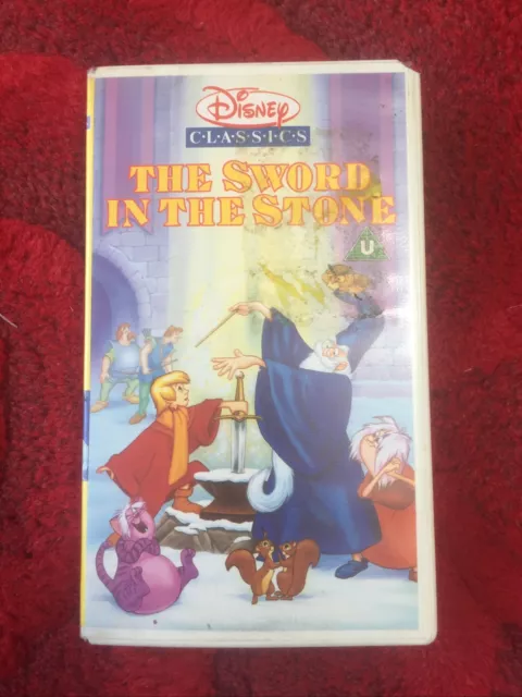 THE SWORD IN The Stone Walt Disney VHS Video Tape Vintage Classic PAL £ ...