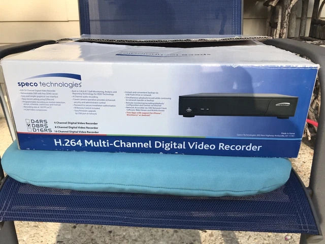 Speco Technologies D8RS, 8 Channel H.264 CAMERA DVR,