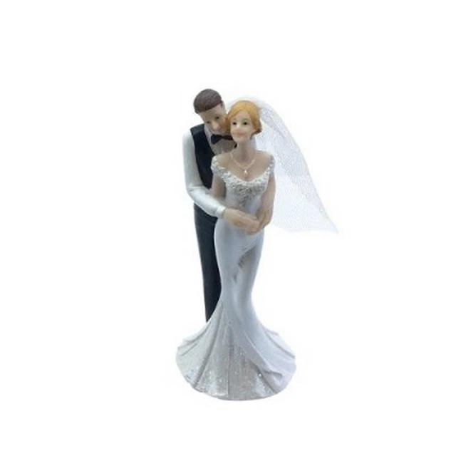 Sujet Résine Couple de Mariés Romantique