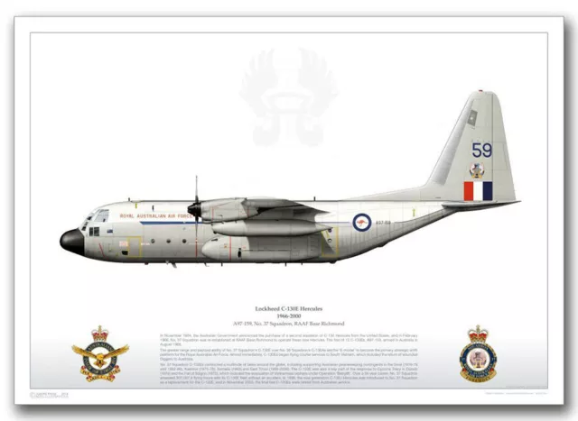 Quality Print A97-159, No. 37 Squadron, RAAF Base Richmond by Juanita Franzi