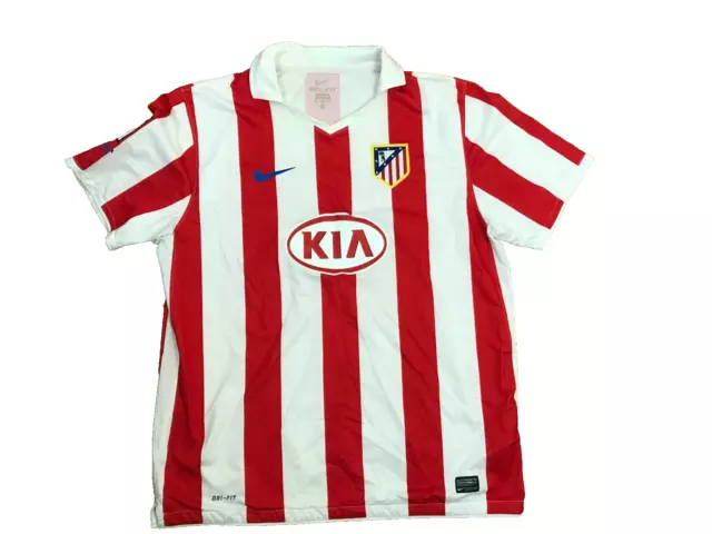 Atletico Madrid football shirt Size XL Home 2010 - 2011 Soccer Jersey Spain Nike