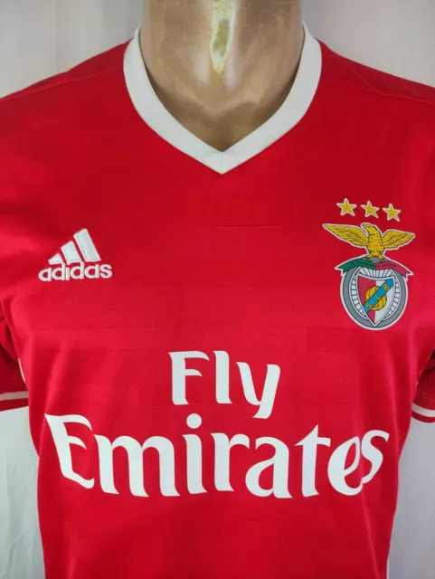 Adidas Benfica 2016-17 Trikot Fußball Herren Größe M Sport Soccer Jersey 2