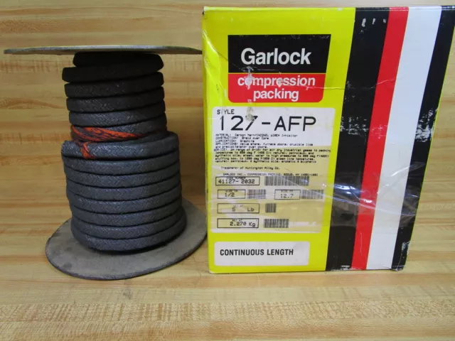 Garlock 41127-2032 1/2" Compression Packing 127-AFP