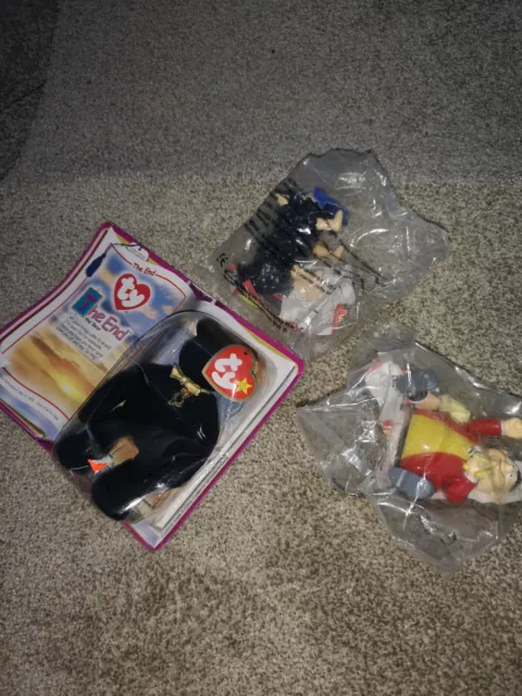 Macdonalds Beano And TY TEDDY Happy Meal TOYS. NEW.