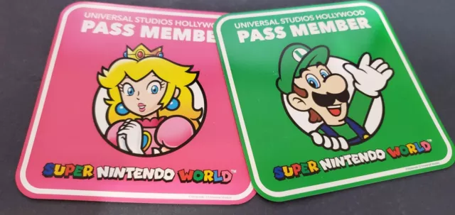 New! Princess Peach & Luigi Magnets Universal Studios Hollywood 2023 (Homemade!)