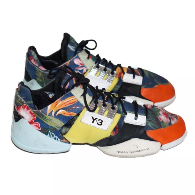 Y-3 YOHJI YAMAMOTO Adidas Kanja Low Top Floral Tropical Running Sneakers