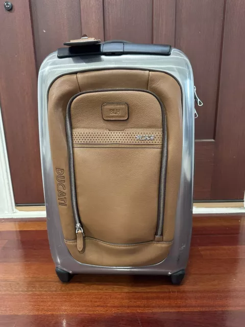 Tumi Ducati Limited Edition Evoluzione Quattroporte Carry-On Luggage Suitcase
