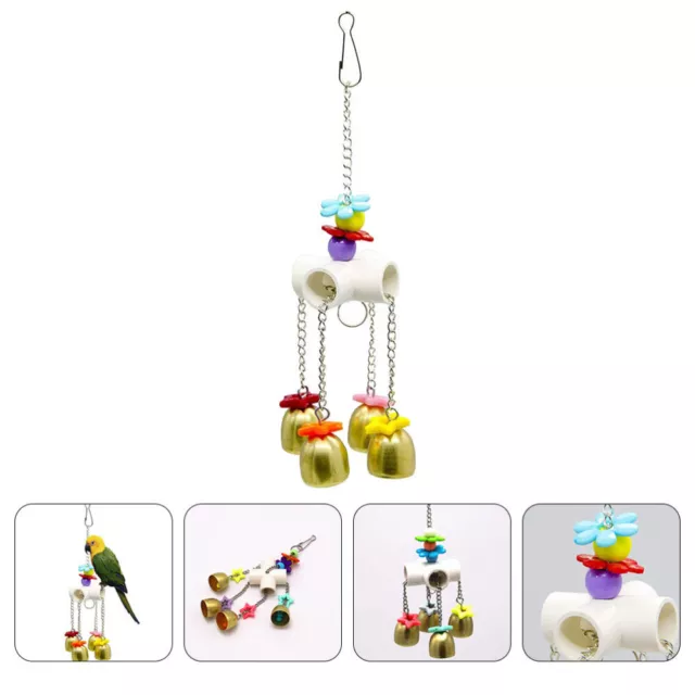 Plastic Parrot Chewing Toy Cockatiel Toys Bird Cage Hanging