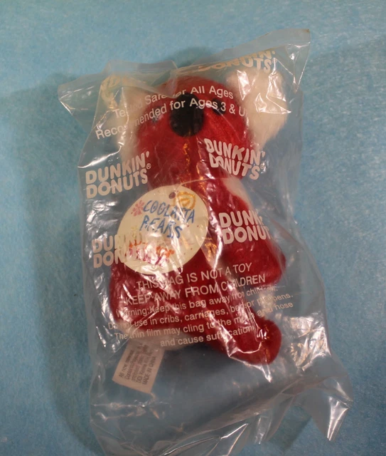 Dunkin Donuts Coolatta Bear -"BERRY" one of five different ones issued